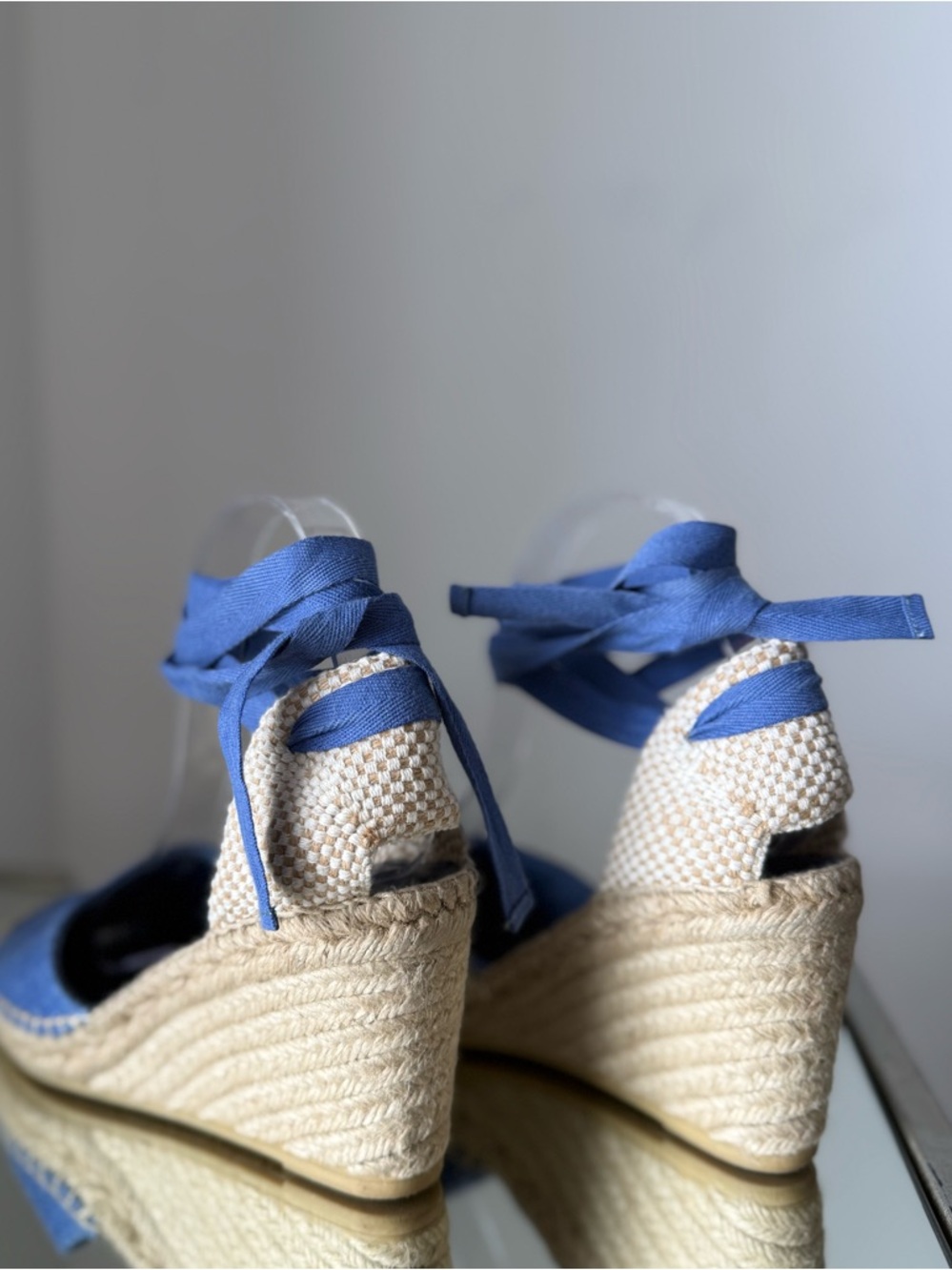 Like new PRADA Wrap Around Espadrille Sandals $985 38 - Picture 11 of 12